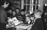 В детской библиотеке, 1960-е годы
