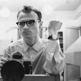 1966. Атопортрет в фотолаборатории ЧГПИ.